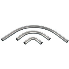 Отвод нержавеющий гнутый бесшовный приварной 45 градусов 08Х18Н12Т 11х2,5 мм ГОСТ 22793-83